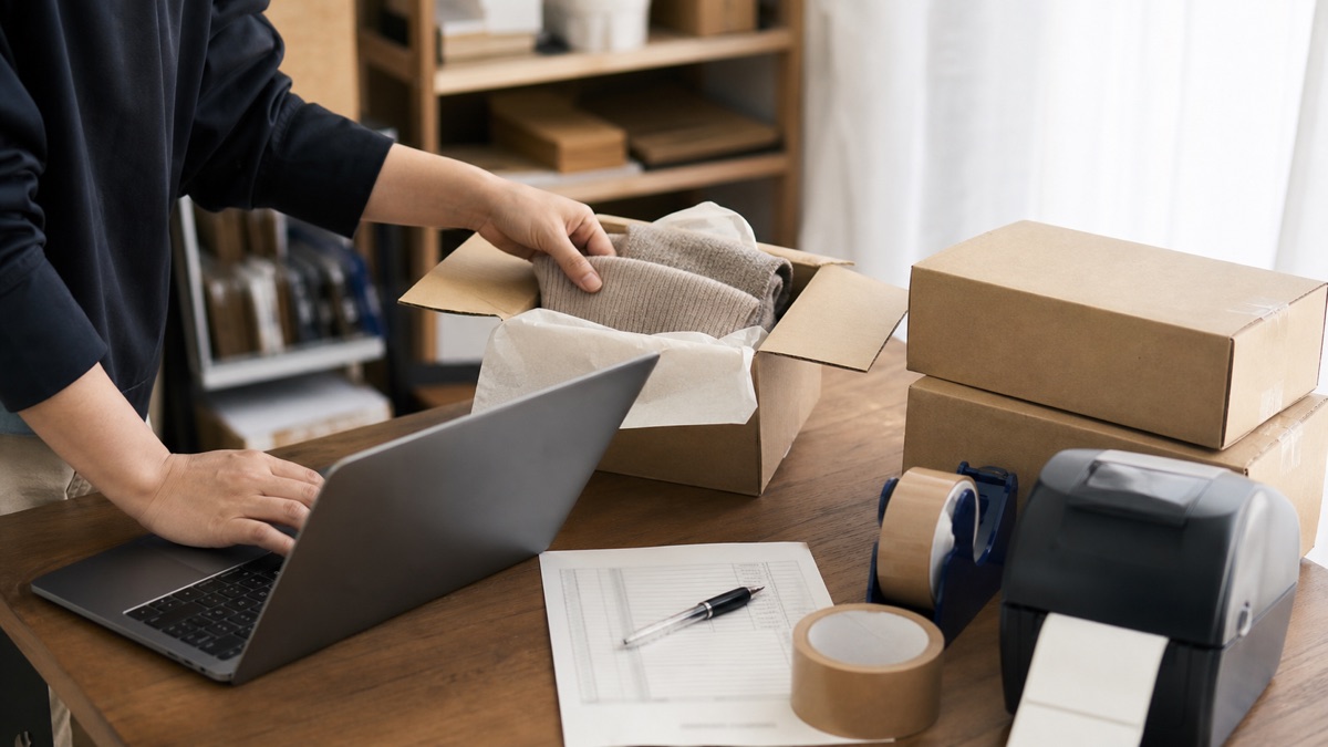 EC事業者の受注・出荷業務イメージ